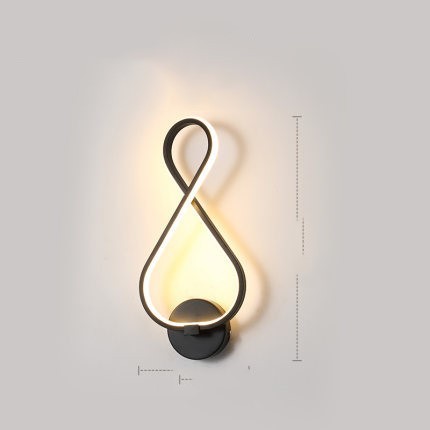 led wall lamp nordic minimalist bedroom