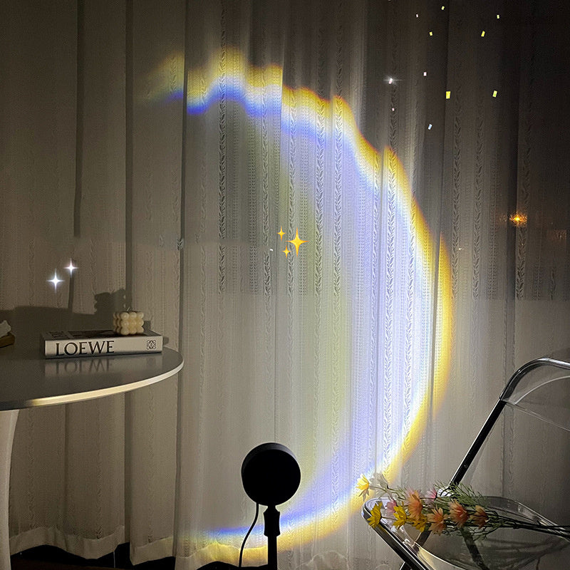 INS USB Moon Lamp LED Rainbow For Bedroom