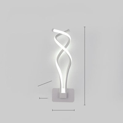 led wall lamp nordic minimalist bedroom
