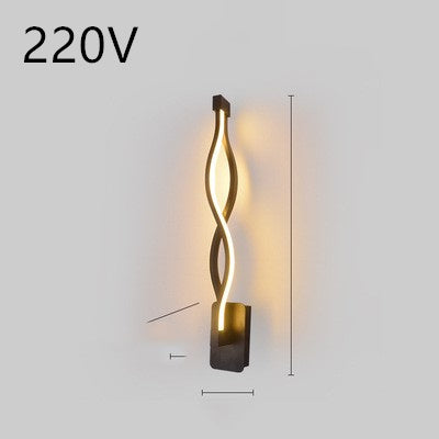 led wall lamp nordic minimalist bedroom