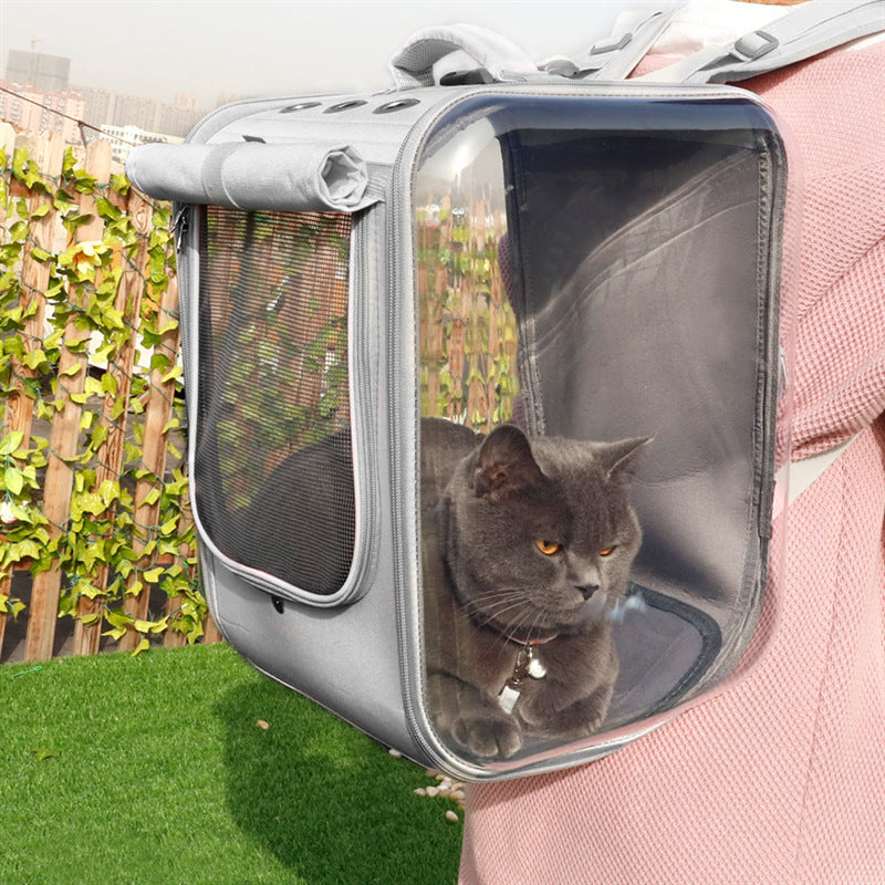 Pet Carrier Backpack Breathable Travel Outdoor