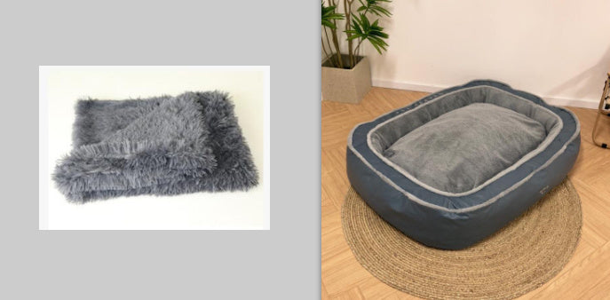 Pet Bed Warming Soft Sleeping Bag Cushion Puppy Kennel