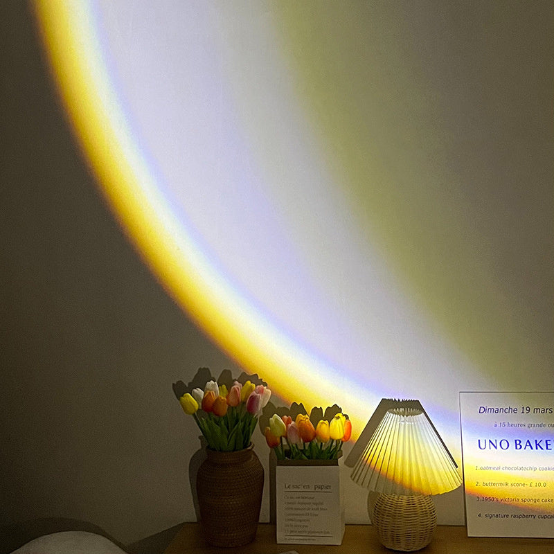 INS USB Moon Lamp LED Rainbow For Bedroom